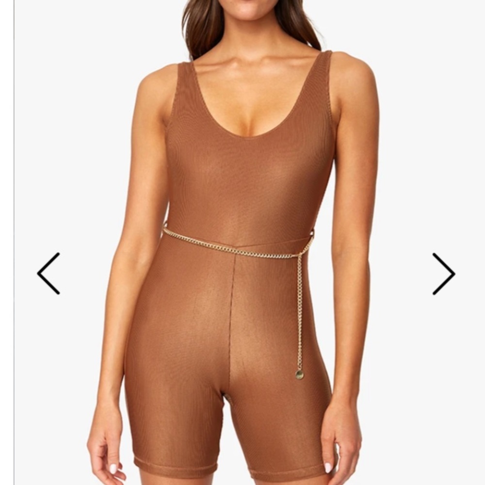 WeWoreWhat Active Scoop Bodysuit NWT
